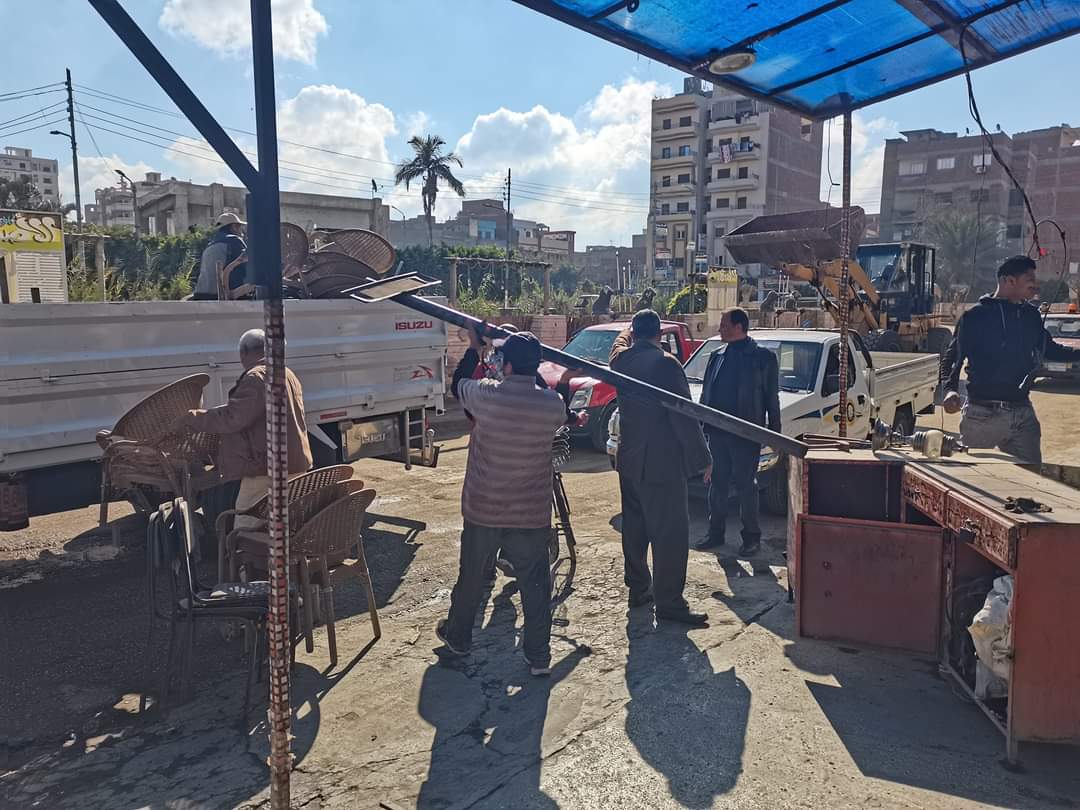 حملة مكبرة لإزالة الإشغالات بالدقهلية 