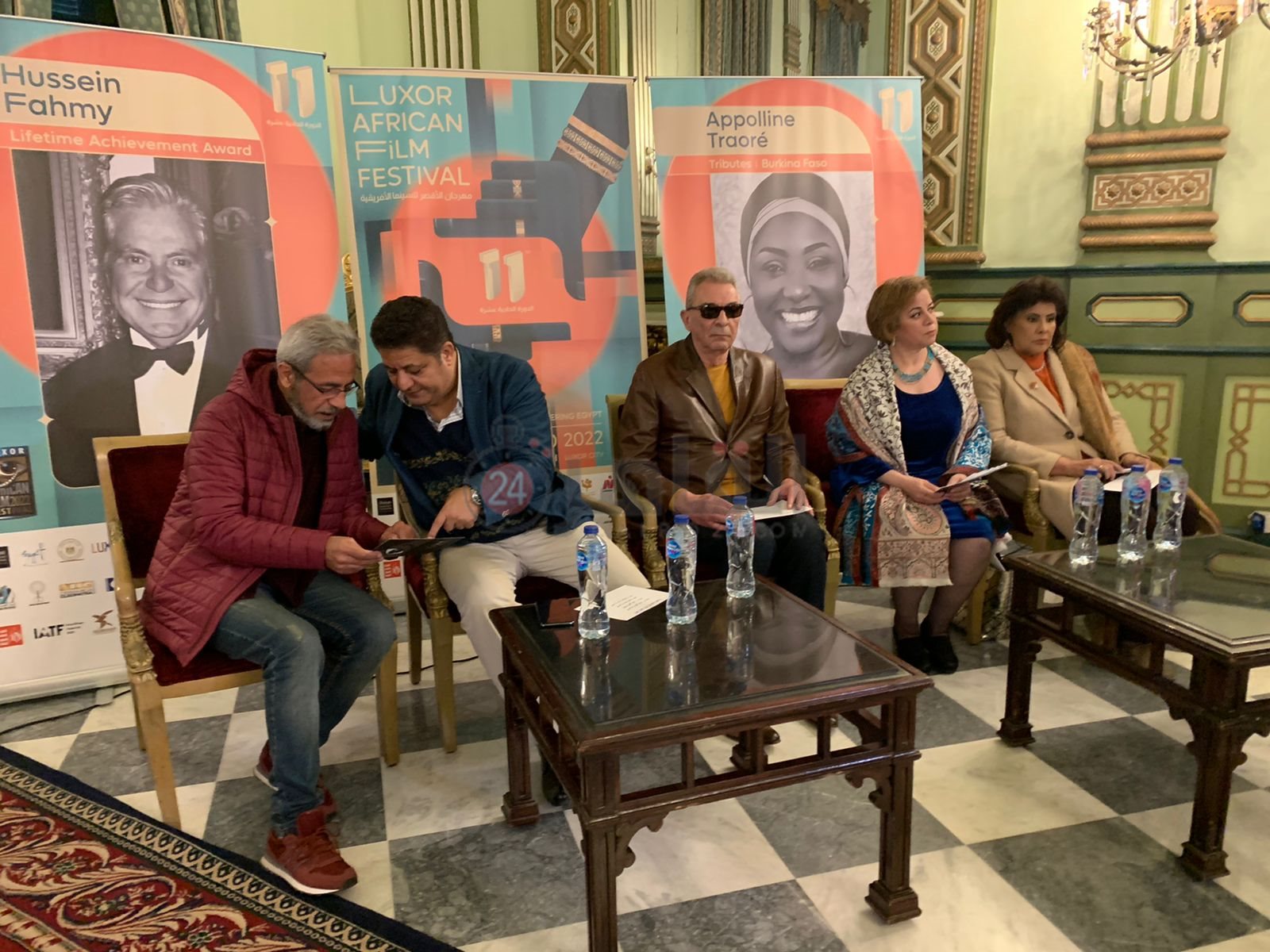 المؤتمر الصحفي لمهرجان الأقصر للسينما الأفريقية