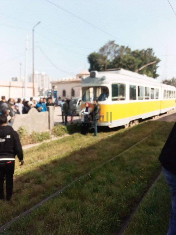 محمد رمضان أثناء تصوير حلقات مسلسل المشوار بالإسكندرية 5