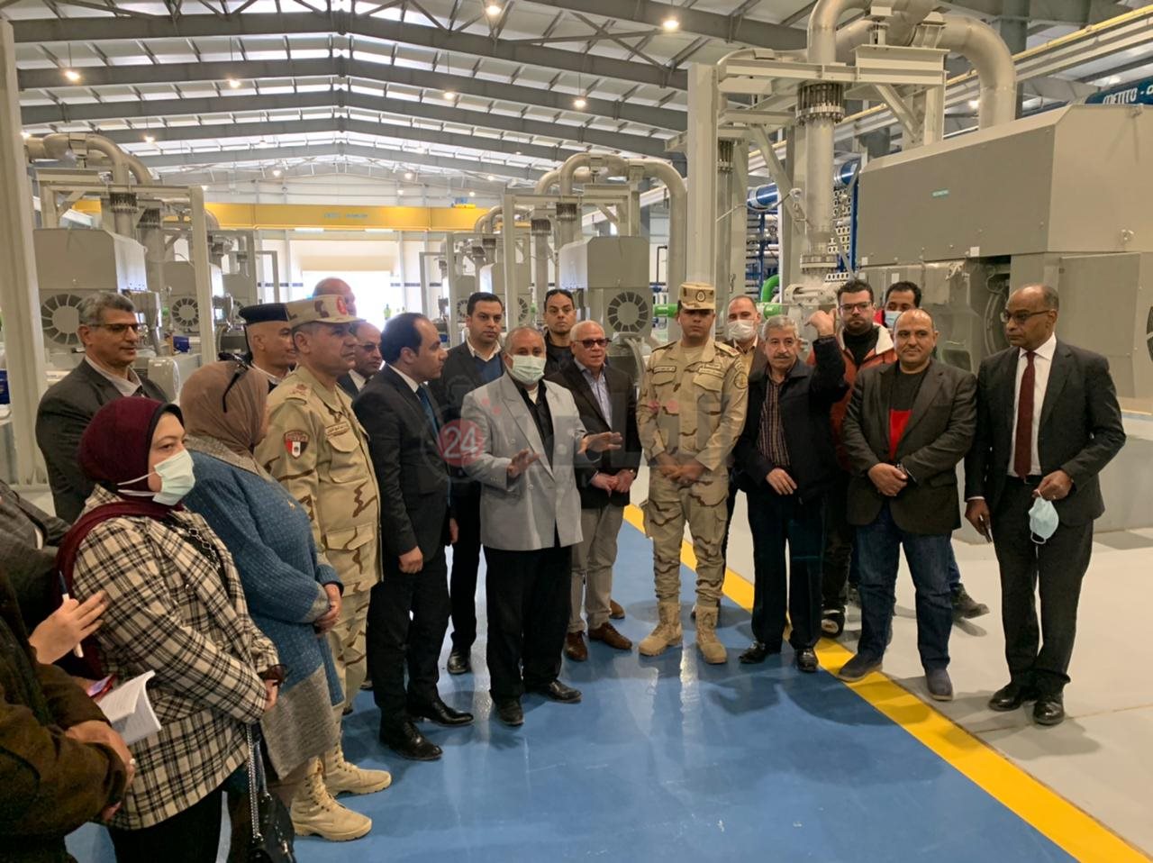 محطة معالجة مياه البحر بمدينة بورسعيد الجديدة 