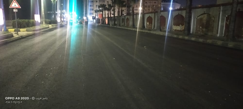 مديرية الطرق تكثف أعمال رصف الطرق