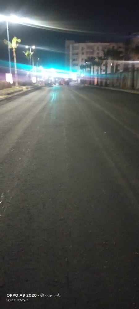 مديرية الطرق تكثف أعمال رصف الطرق