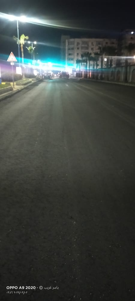 مديرية الطرق تكثف أعمال رصف الطرق