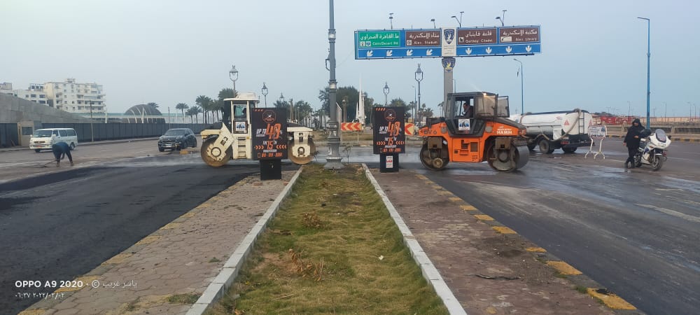 مديرية الطرق تكثف أعمال رصف الطرق