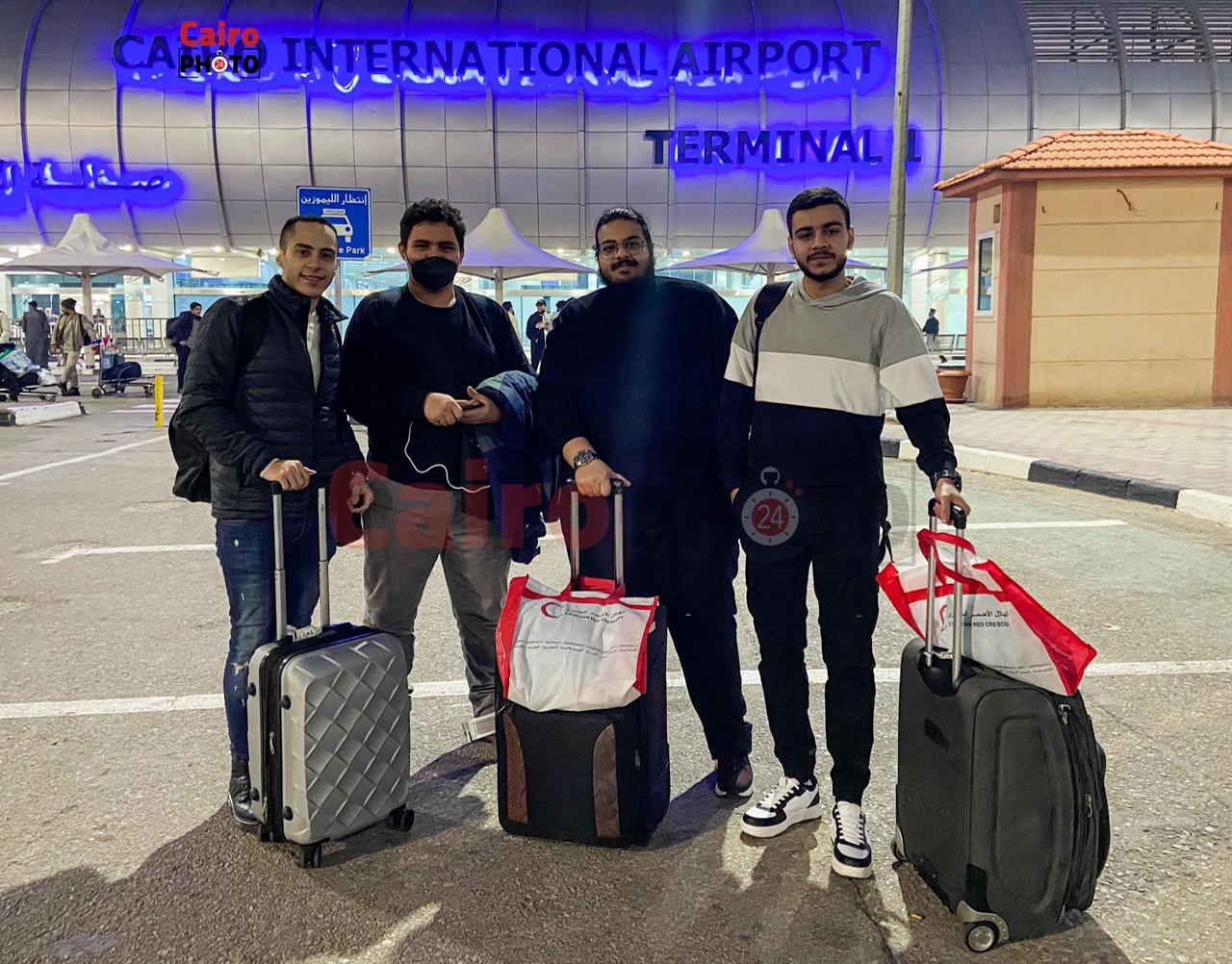 الطلاب المصريين العائدين من أوكرانيا 