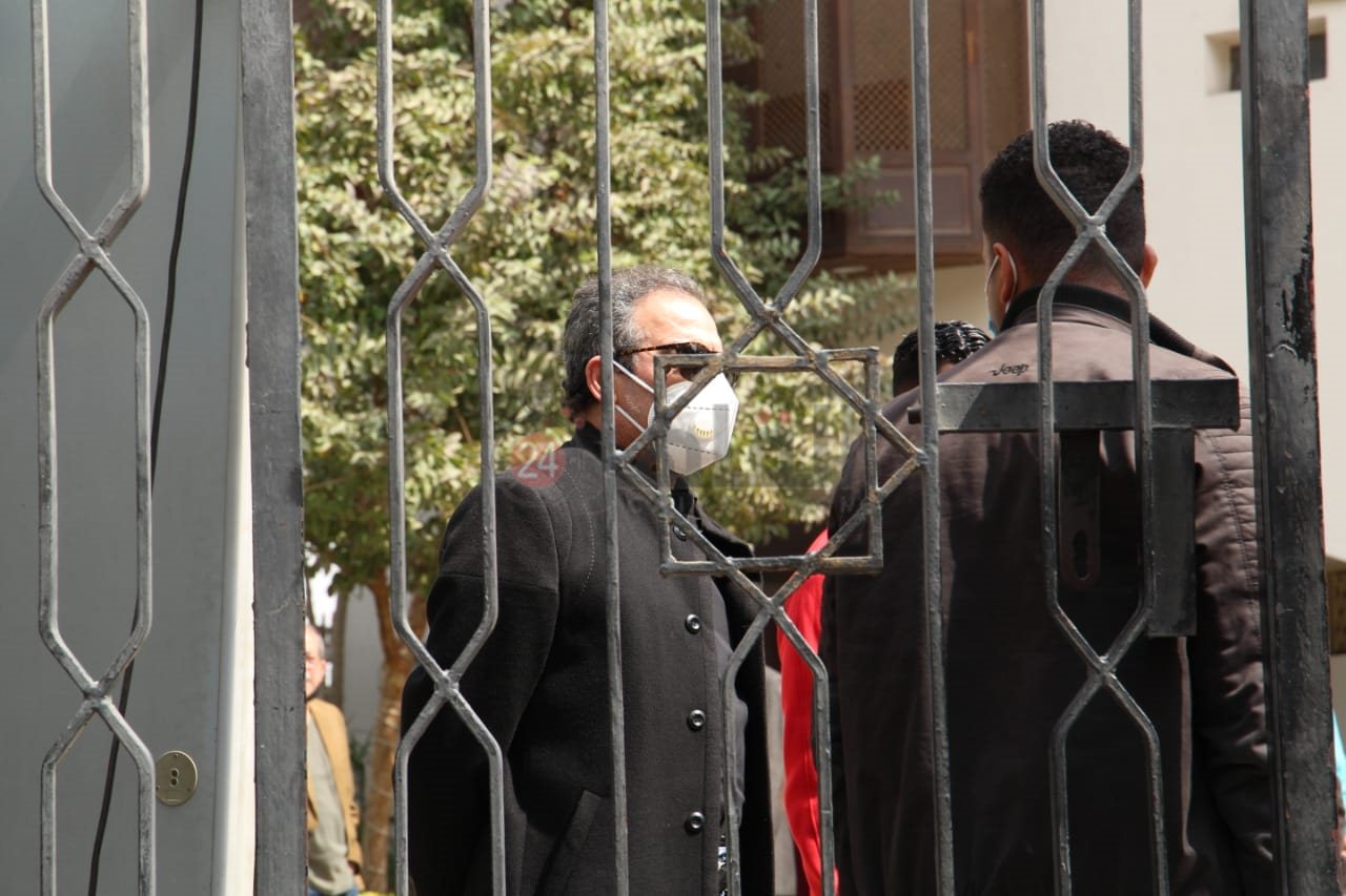 جنازة شقيق أحمد عبد العزيز (2)