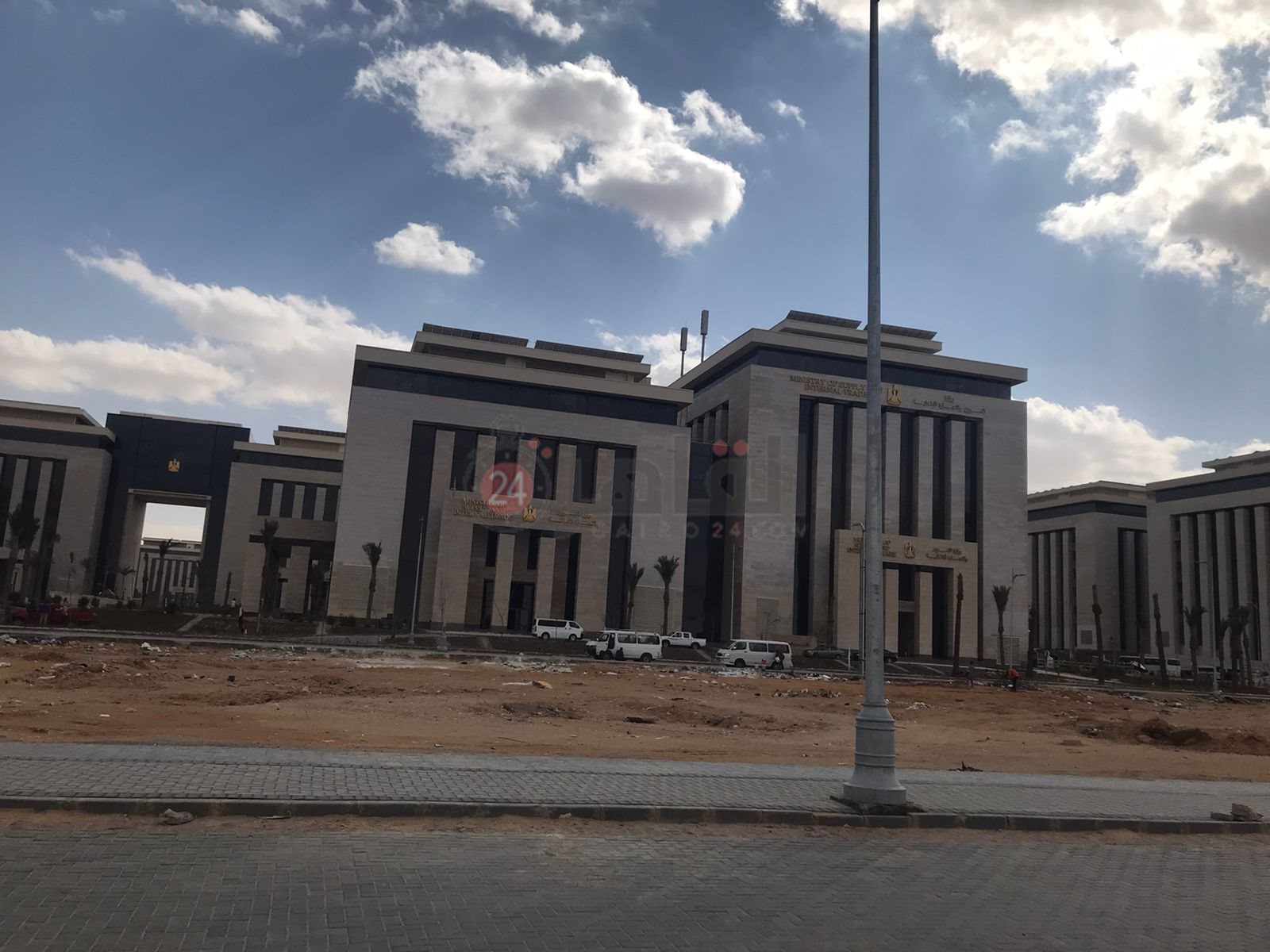 صور لوزارة التموين داخل العاصمة الإدارية الجديدة.
