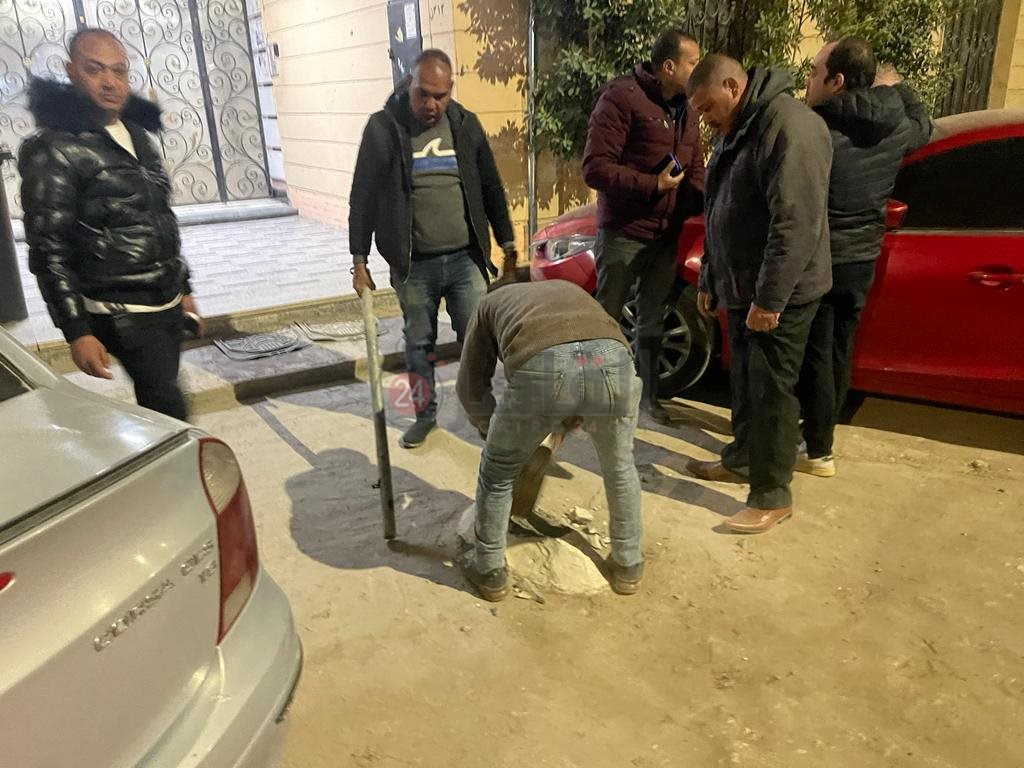 إزالة الإشغالات بحدائق الأهرام 