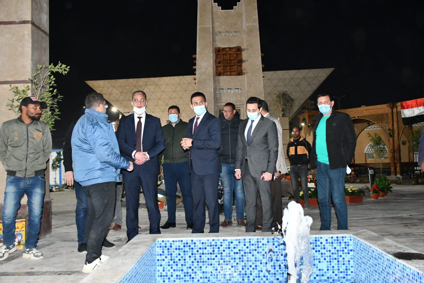 محافظ الفيوم يتفقد أعمال تطوير السواقي