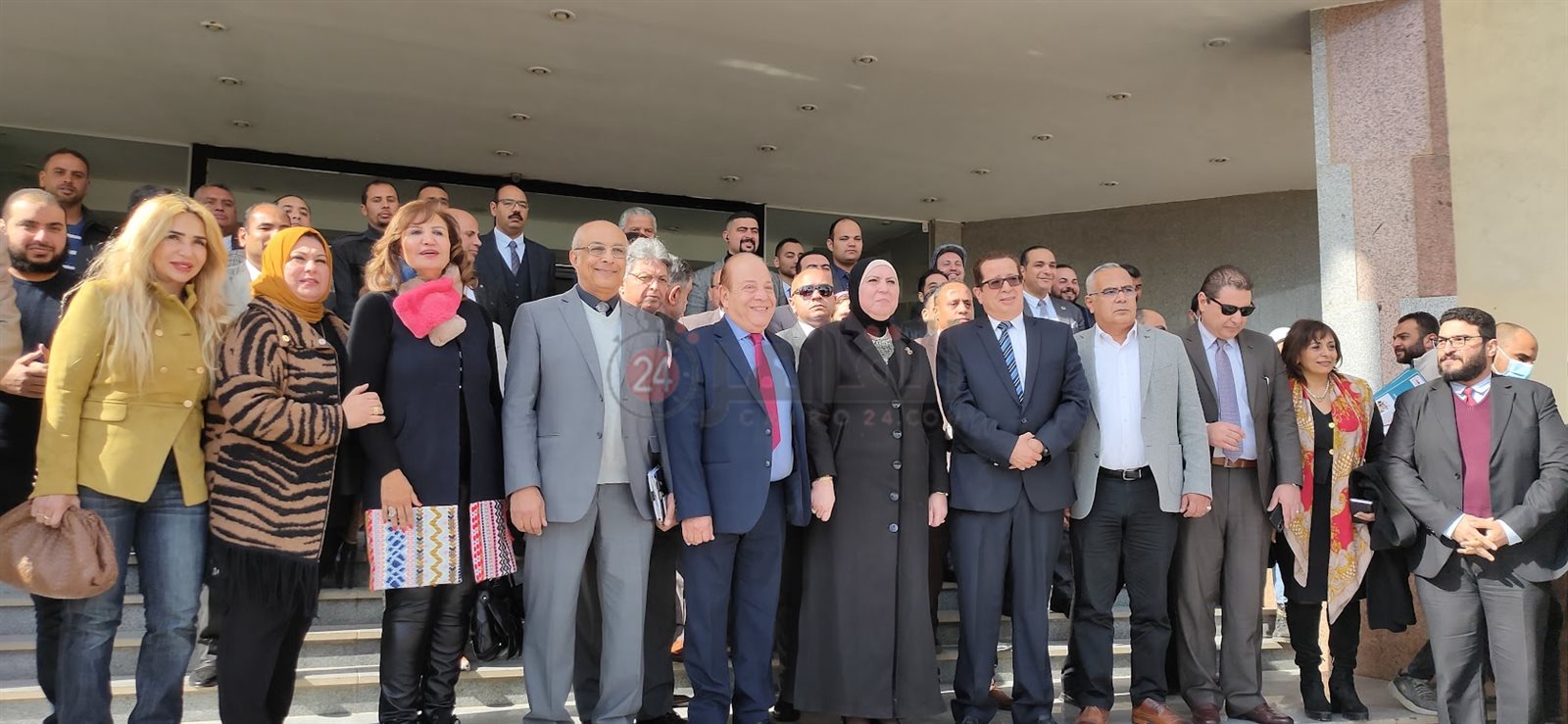 وزيرة الصناعة والتجارة مع المستثمرين