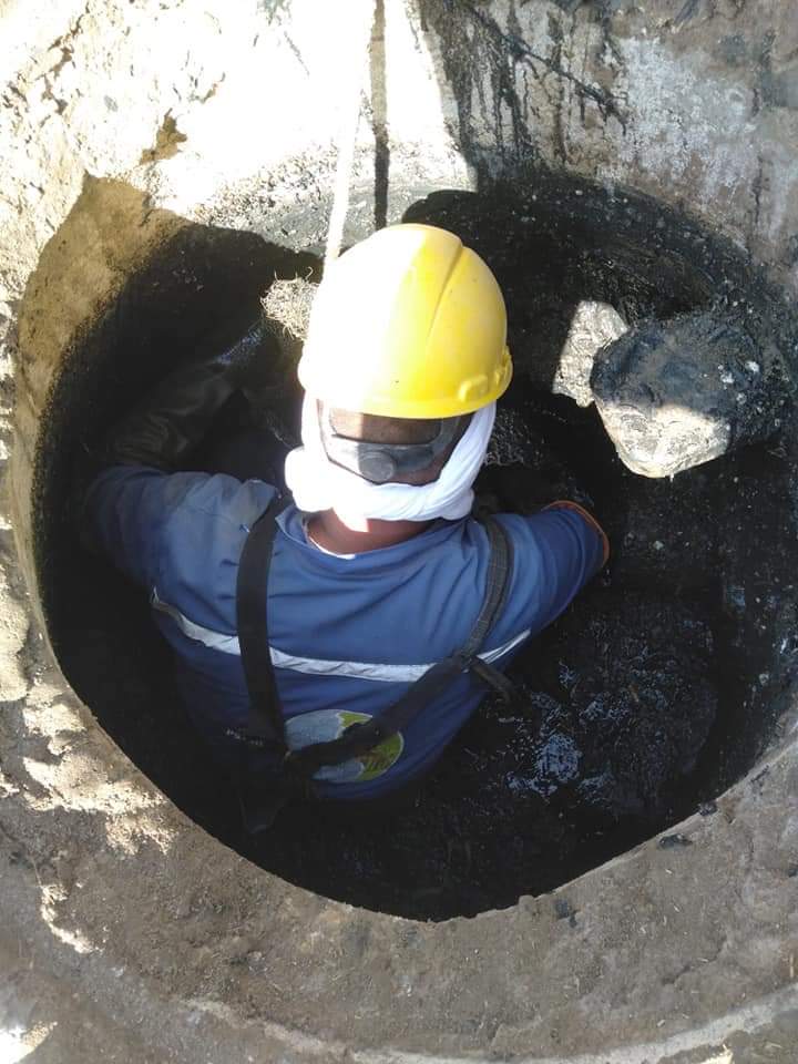 تطهير مطابق الصرف الصحي بالفيوم