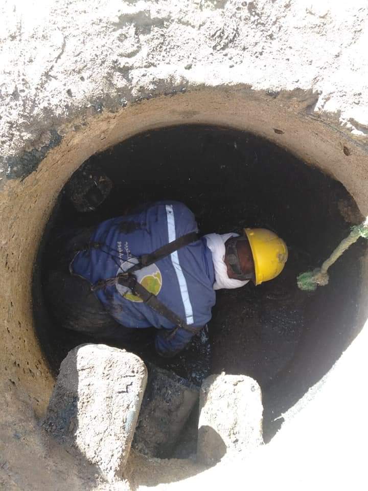 تطهير مطابق الصرف الصحي بالفيوم