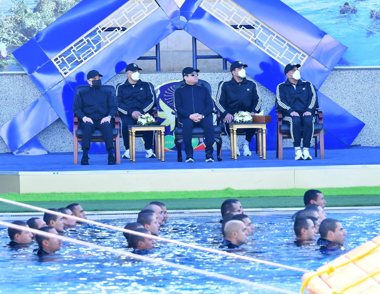 السيسي يتفقد أكاديمية الشرطة