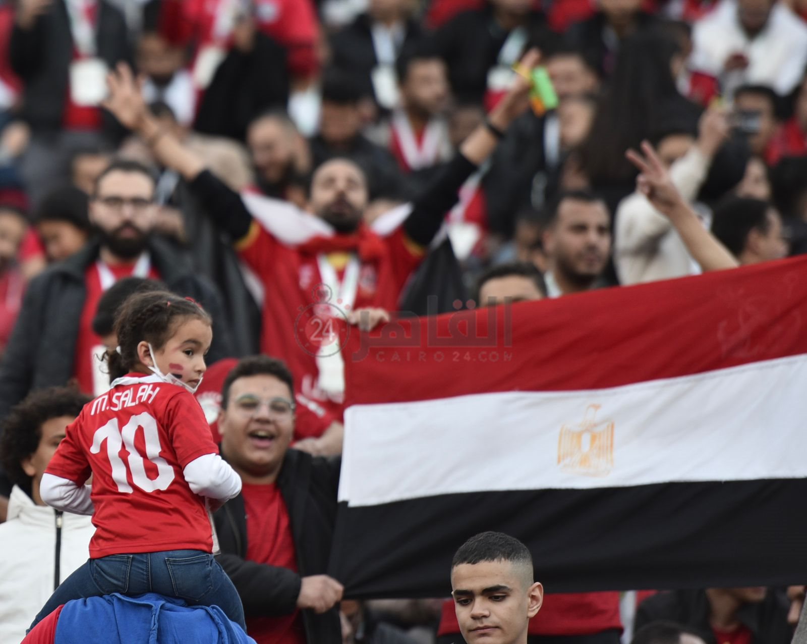 الجماهير في مباراة مصر والسنغال