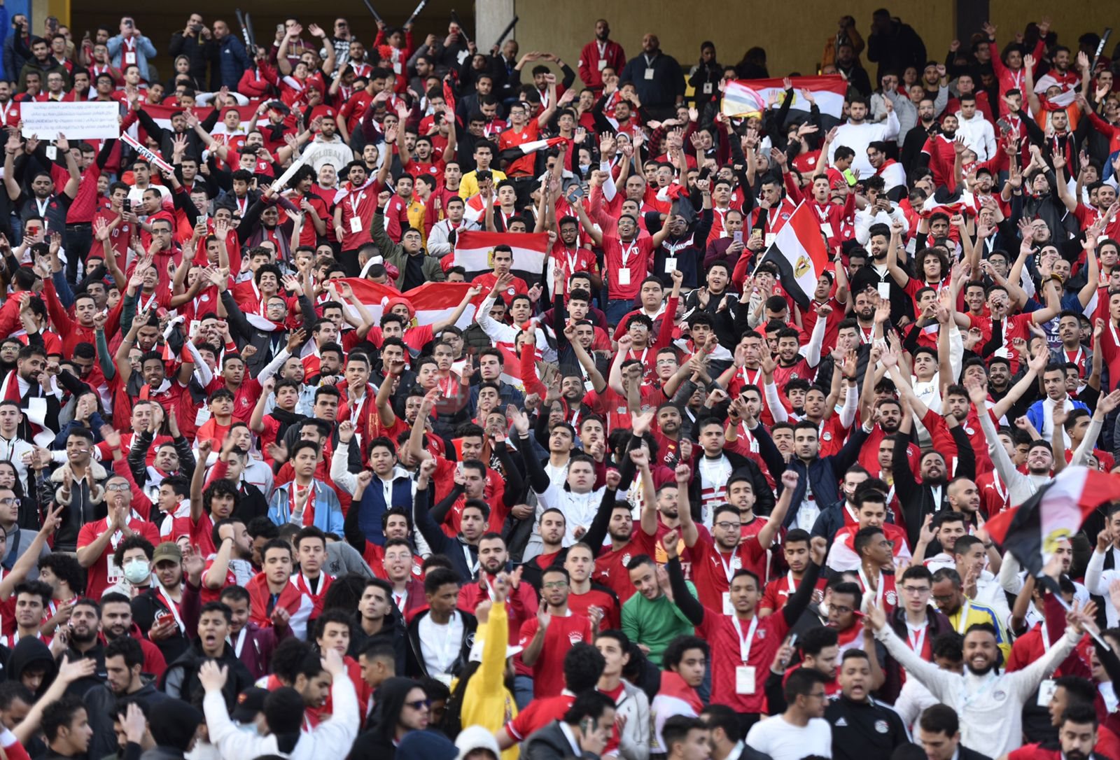 الجماهير في مباراة مصر والسنغال