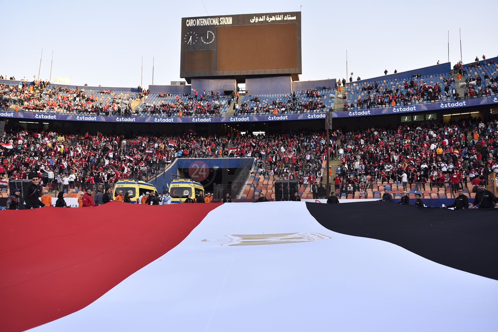 الجماهير في مباراة مصر والسنغال