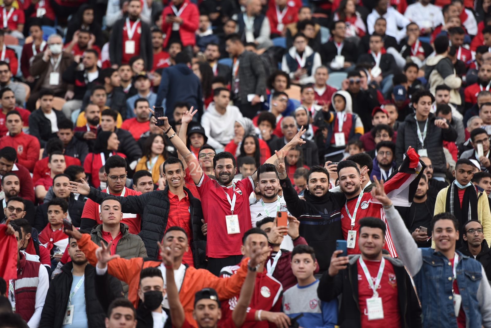 الجماهير في مباراة مصر والسنغال