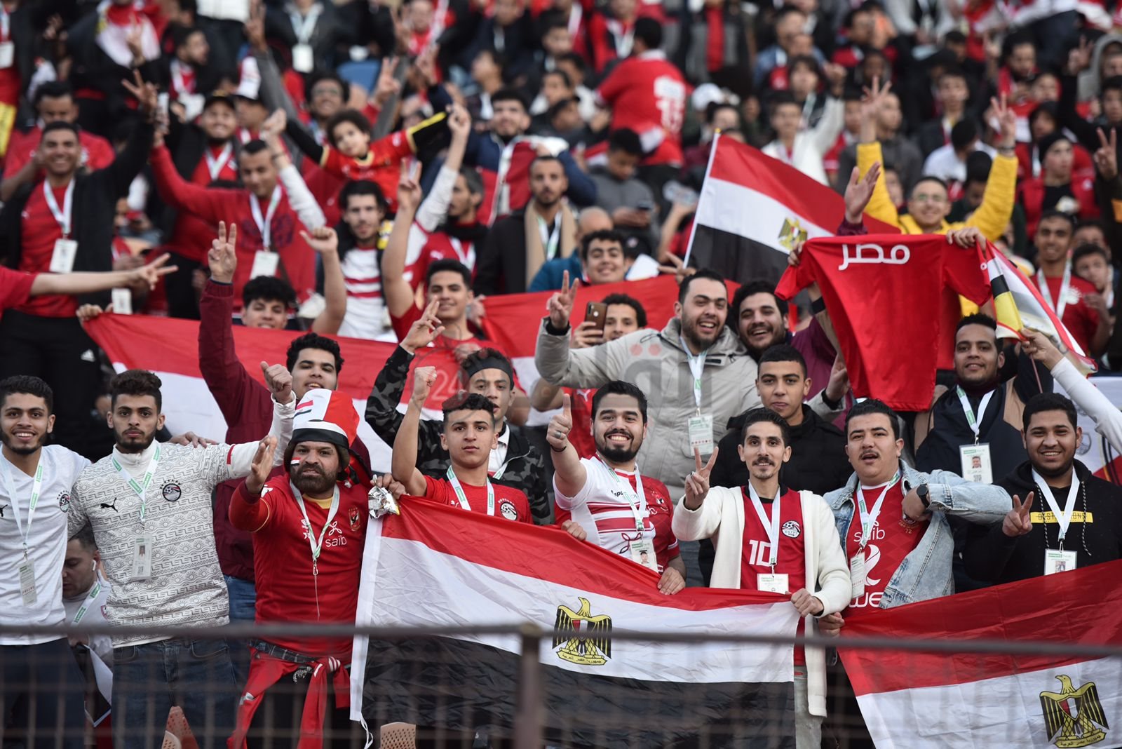 الجماهير في مباراة مصر والسنغال