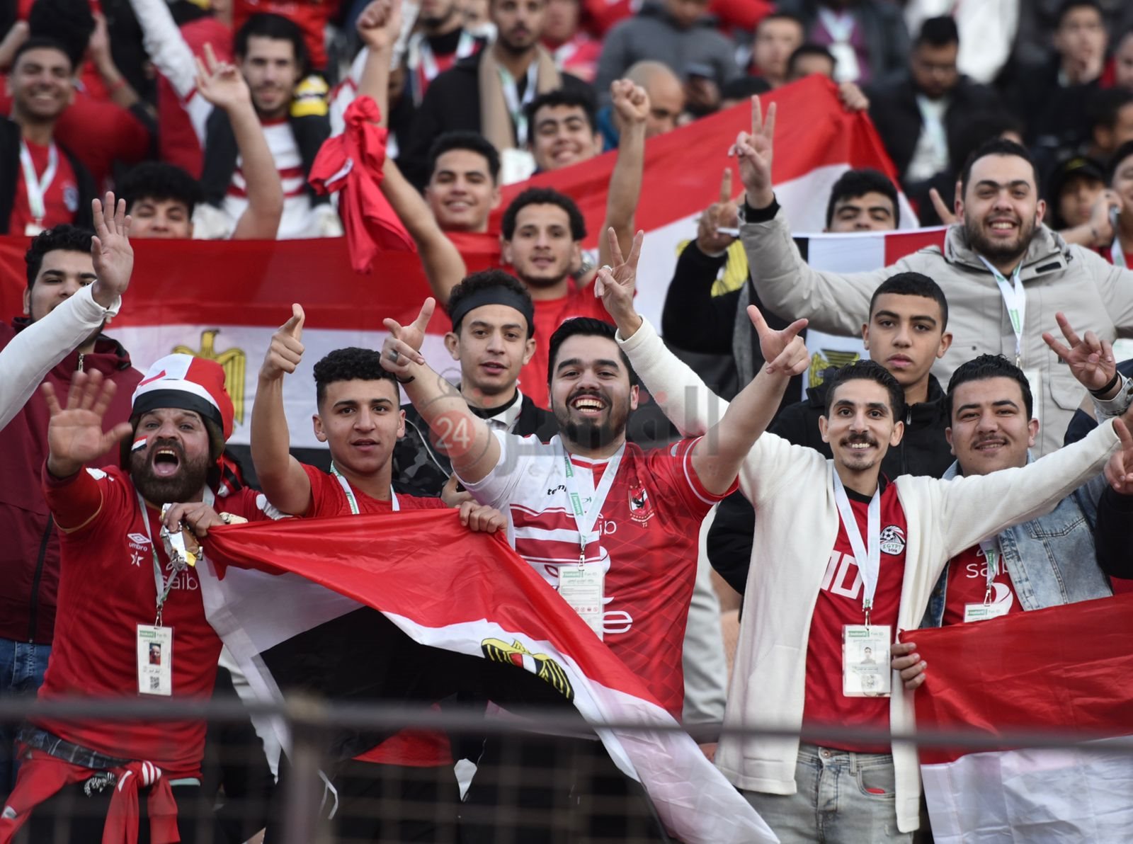 الجماهير في مباراة مصر والسنغال