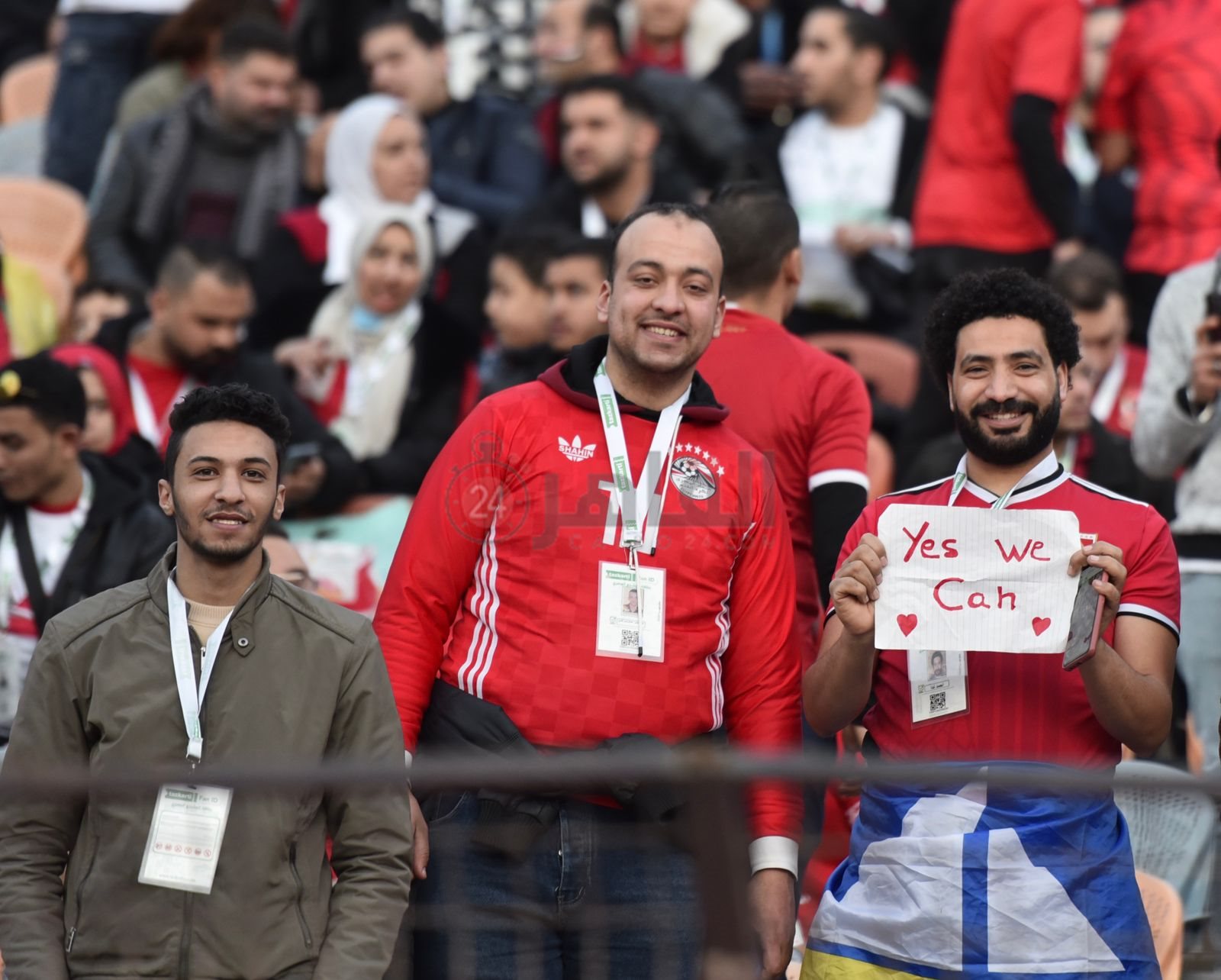 الجماهير في مباراة مصر والسنغال