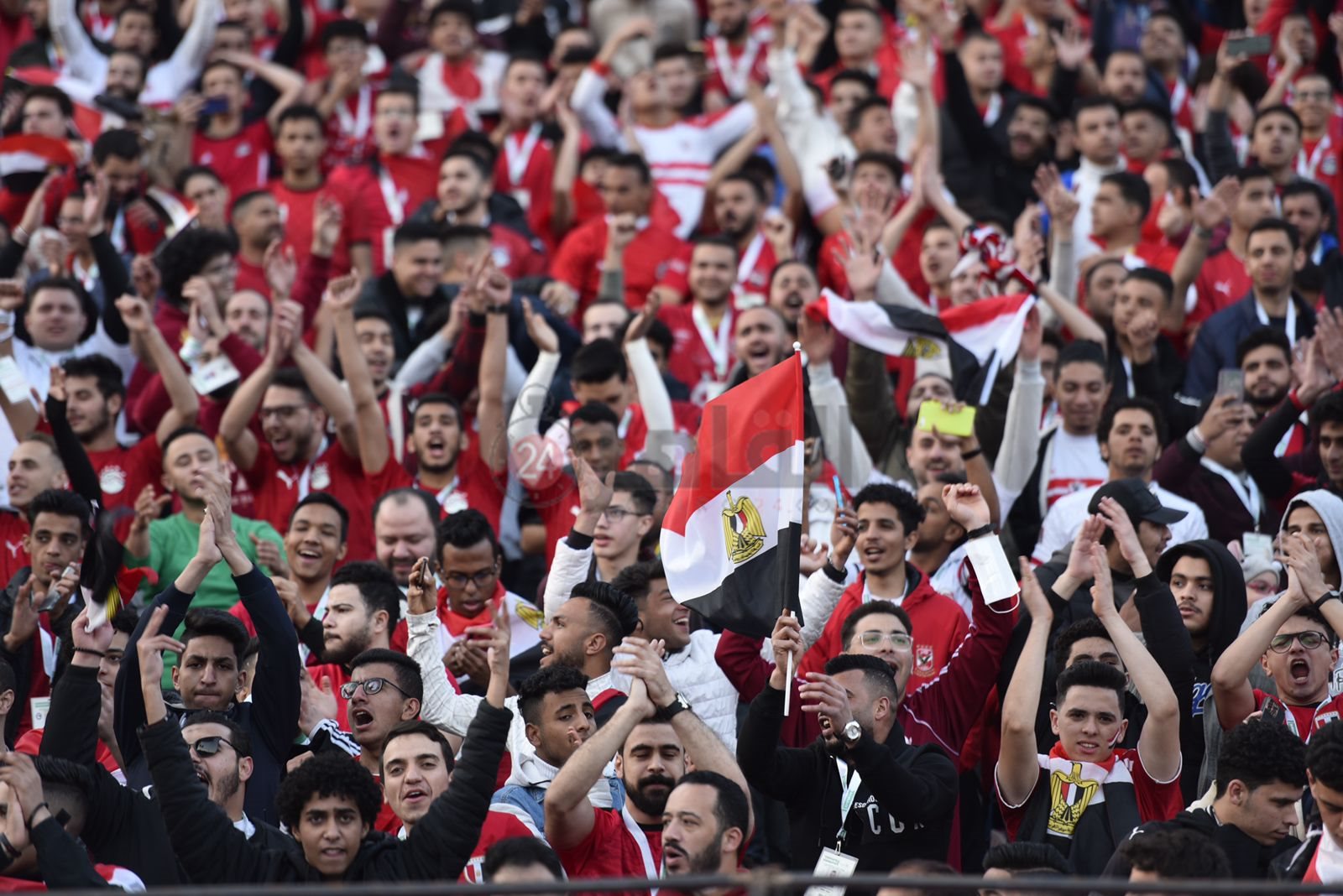 الجماهير في مباراة مصر والسنغال