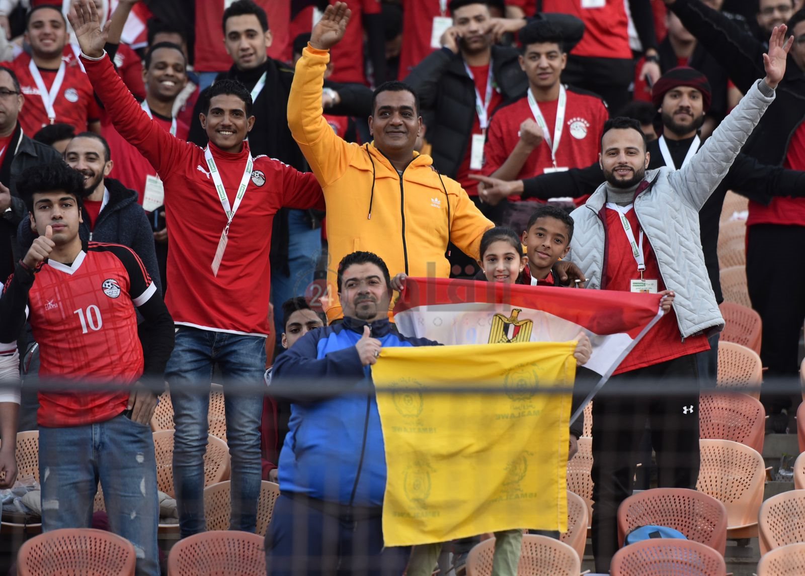 الجماهير في مباراة مصر والسنغال