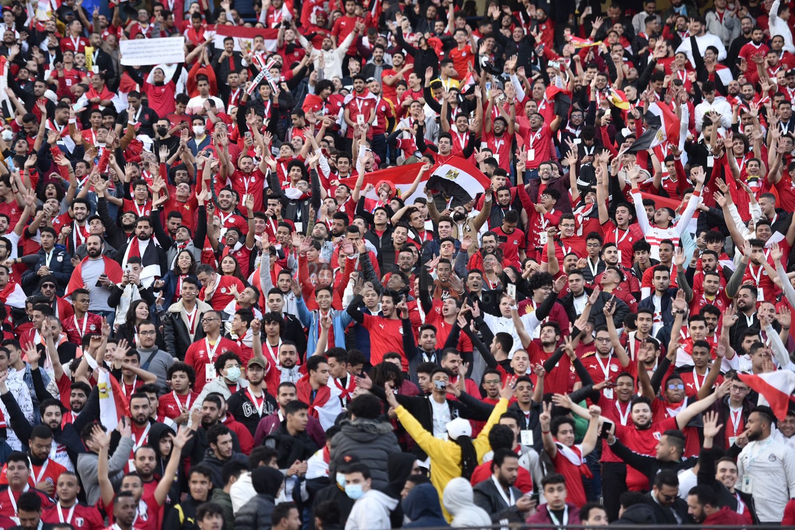 الجماهير في مباراة مصر والسنغال