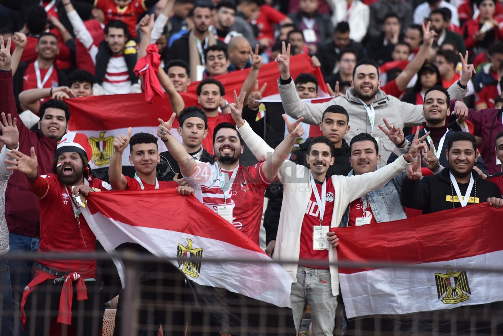 الجماهير في مباراة مصر والسنغال