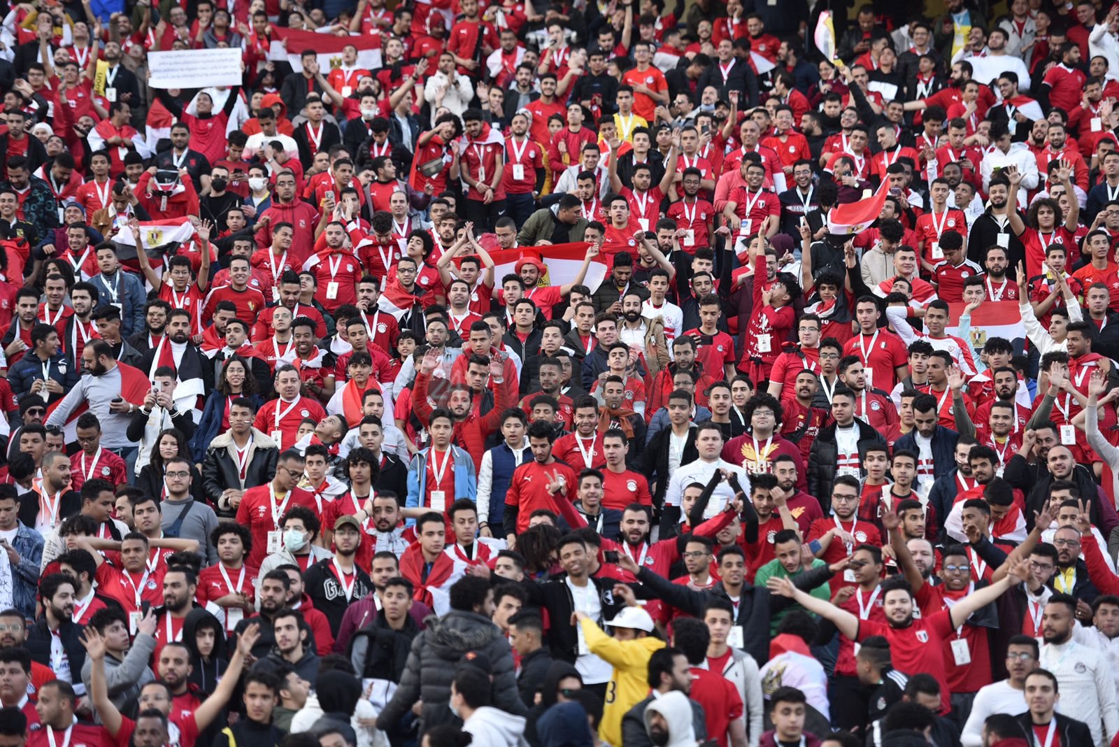 الجماهير في مباراة مصر والسنغال
