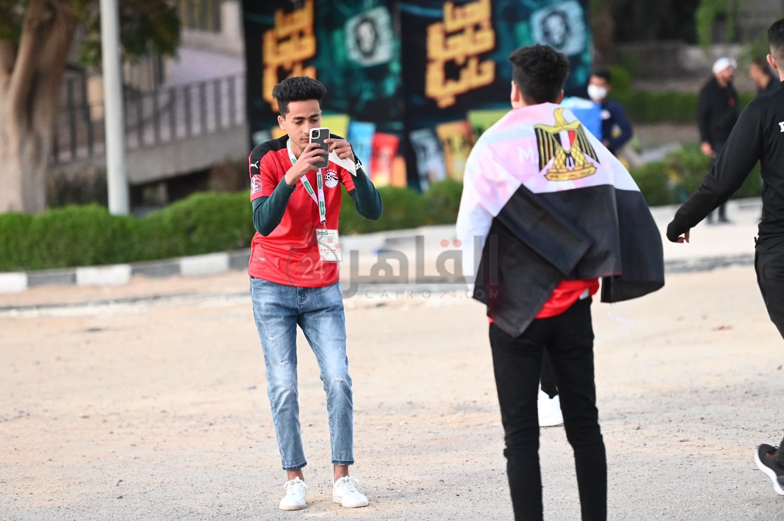 الجماهير في مباراة مصر والسنغال (2)