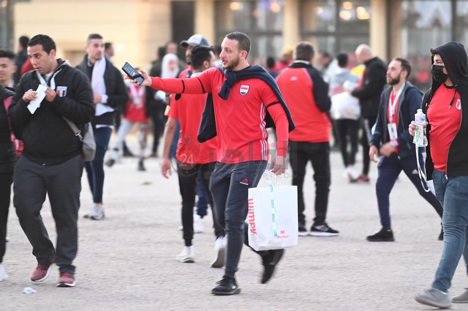 الجماهير في مباراة مصر والسنغال (8)