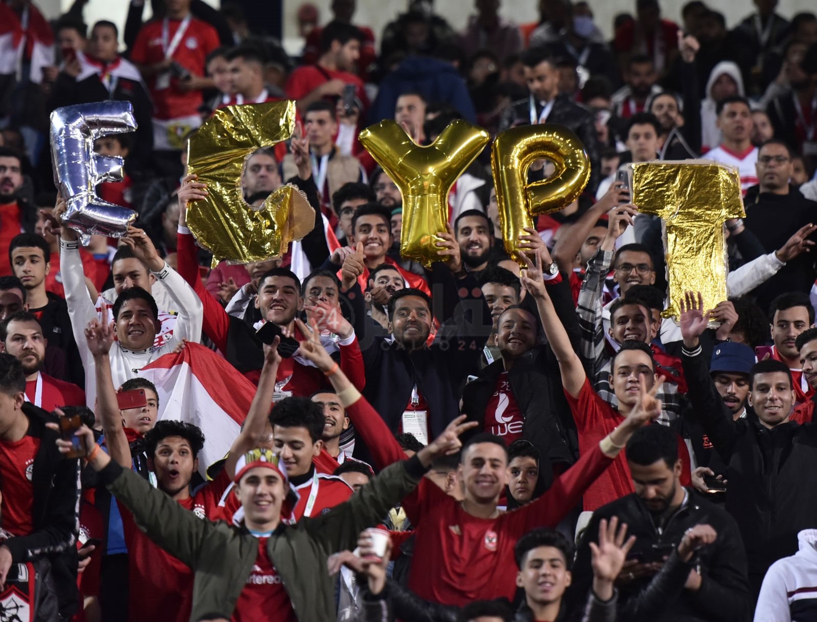 الجماهير في مباراة مصر والسنغال