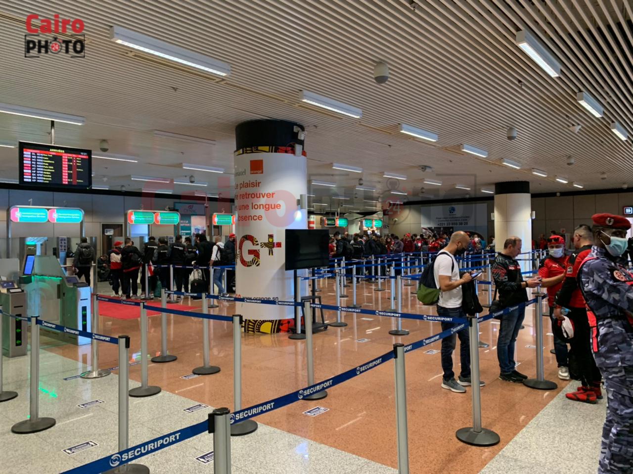 حماهير المنتخب الوطني فى السنغال 