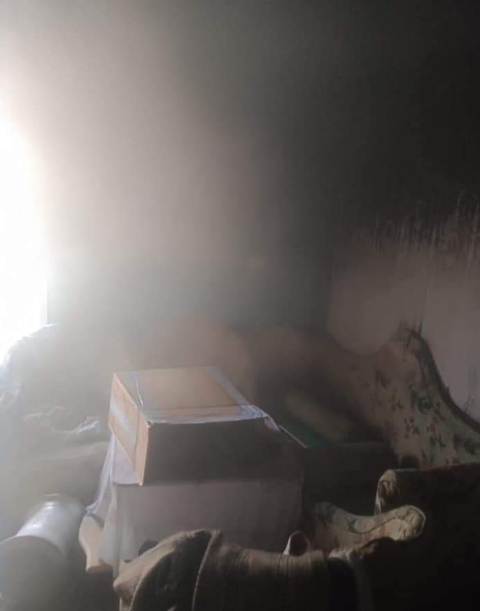 حريق بشقة سكنية في الإسكندرية 