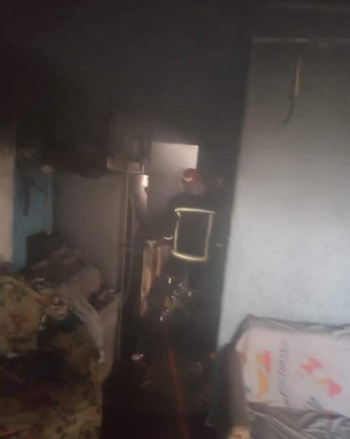 حريق بشقة سكنية في الإسكندرية 
