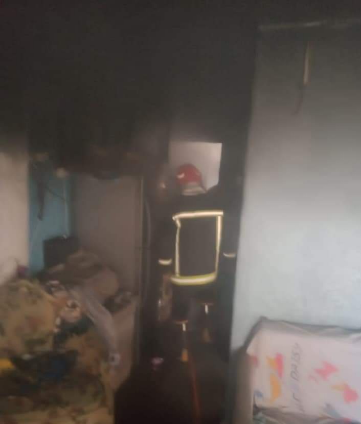 حريق بشقة سكنية في الإسكندرية 