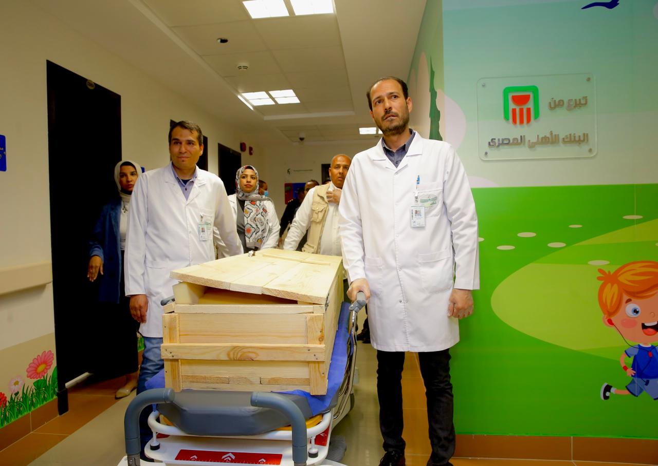 مومياء فرعونية بمستشفى أورمان الأقصر