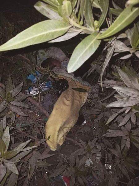 الطفل وقت العثور عليه