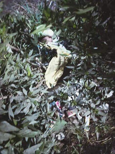 الطفل وقت العثور عليه