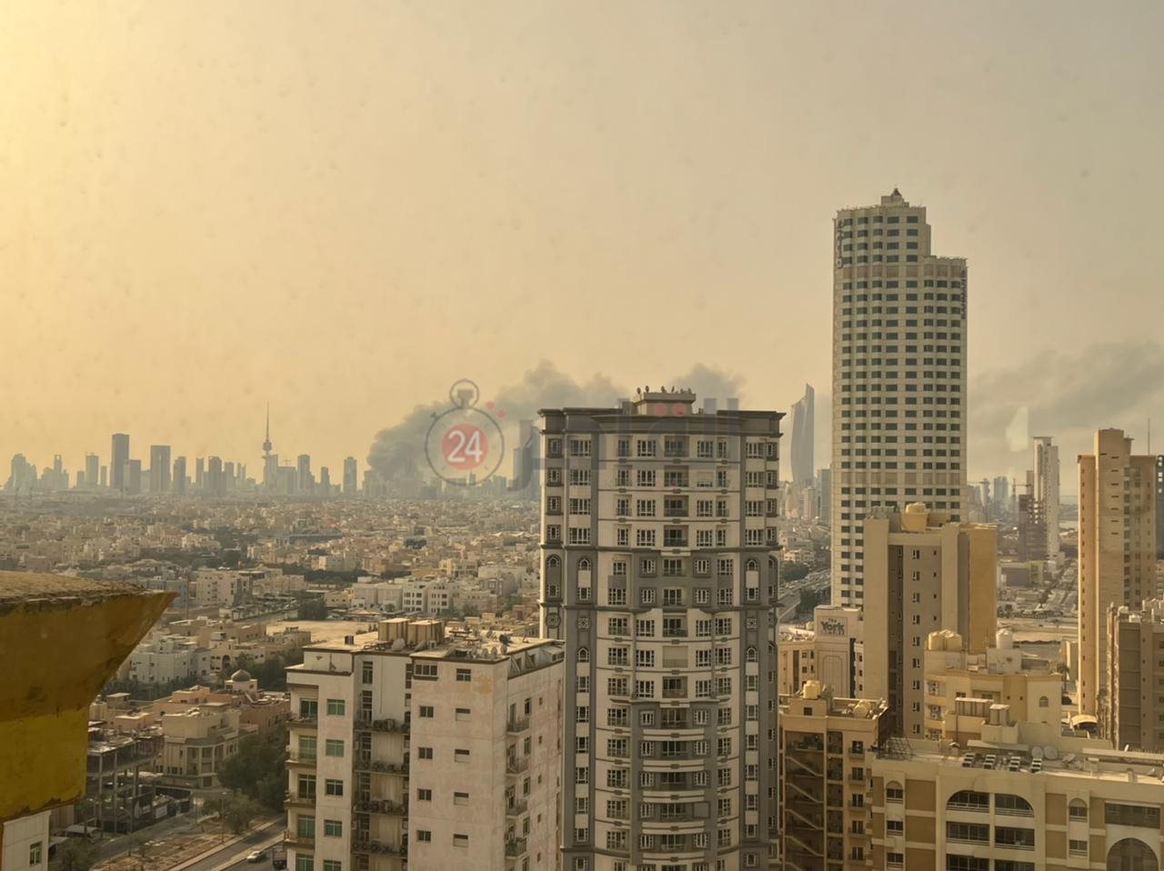 حريق سوق المباركيه بالكويت