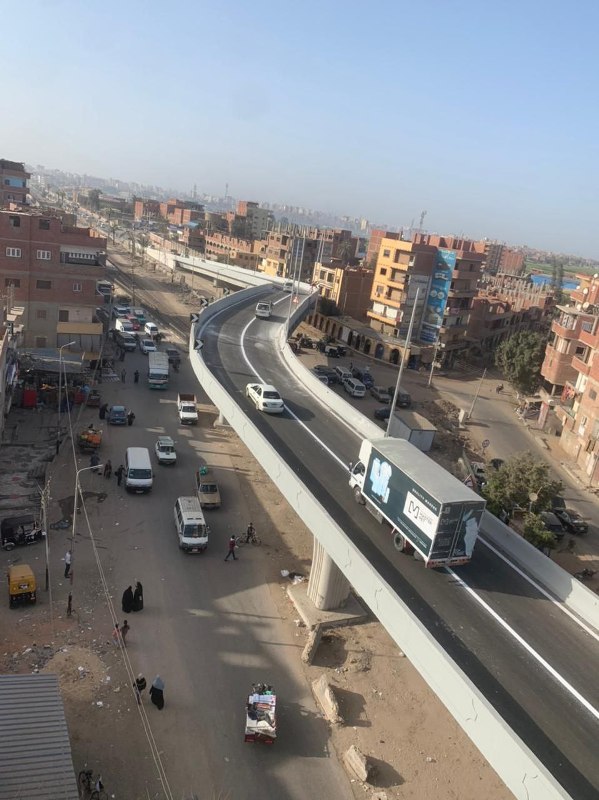 التشغيل التجريبي لـ كوبري العصلوجي 1