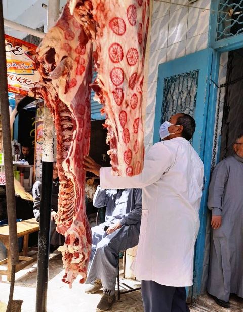 حملة بيطرية للتفتيش على محال الجزارة بالشرقية 03