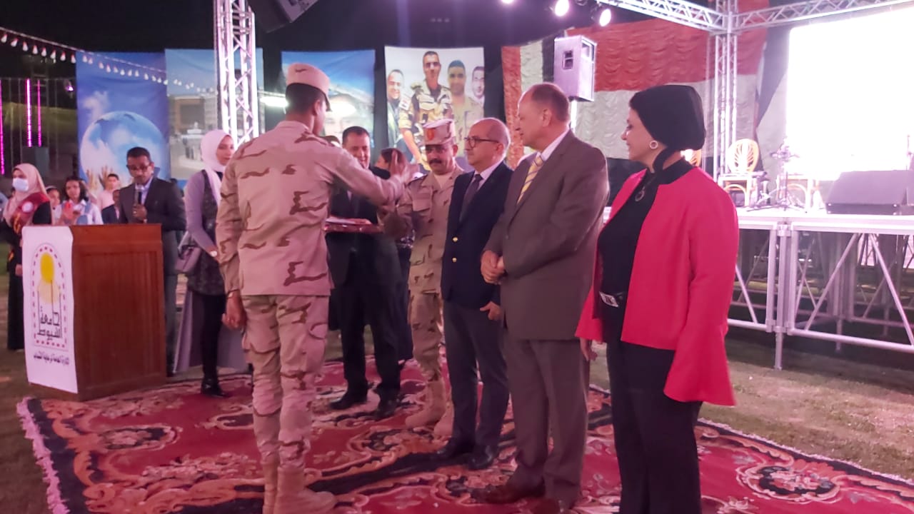 احتفالات جامعة أسيوط بذكرى العاشر من رمضان 