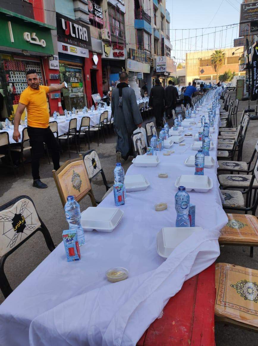 مائدة إفطار جماعي في العاشر من رمضان 3