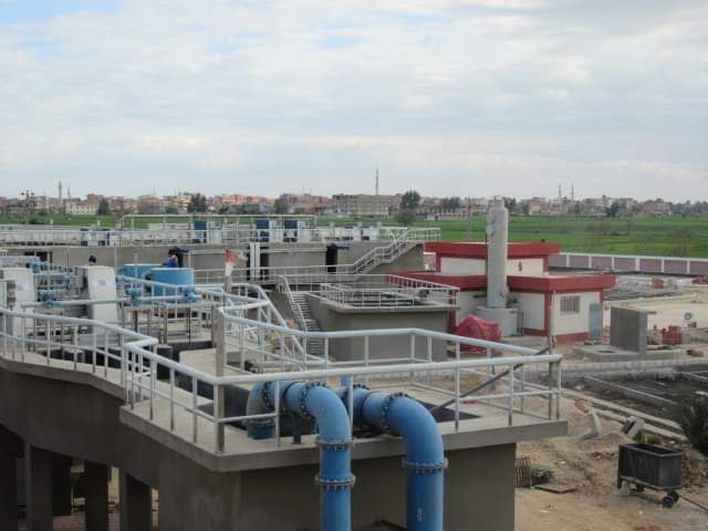 محطة معالجة الصرف الصحي في ديرب نجم 01