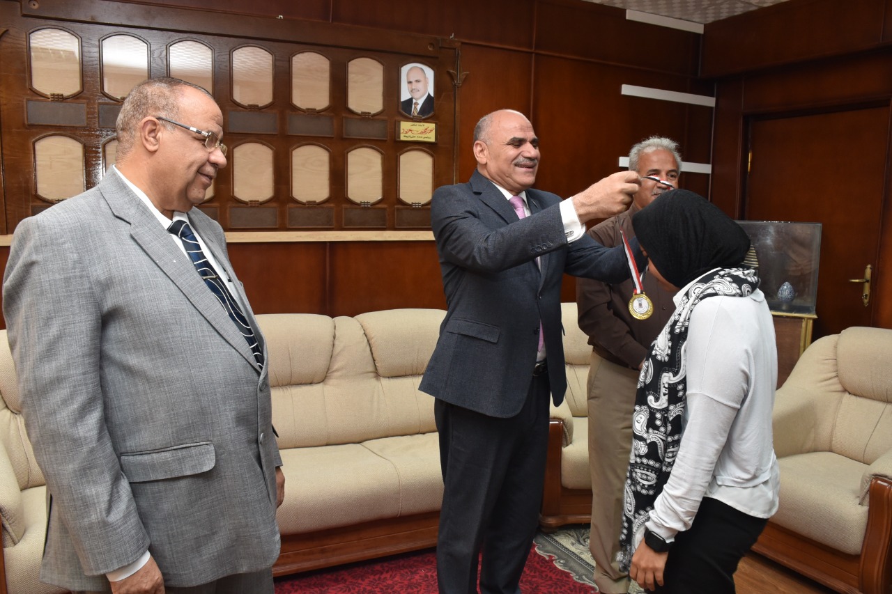 الفائزين فى مهرجان التميز الرياضي