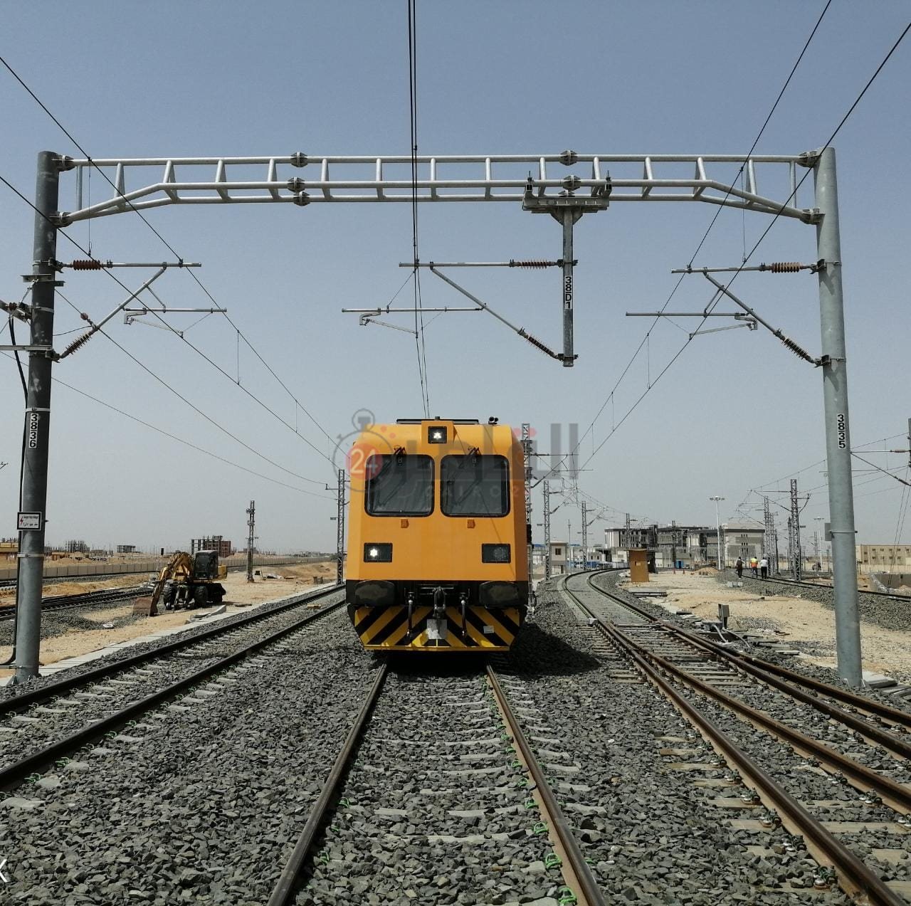 ماكينة فحص السكة داخل القطار الكهربائي LRT