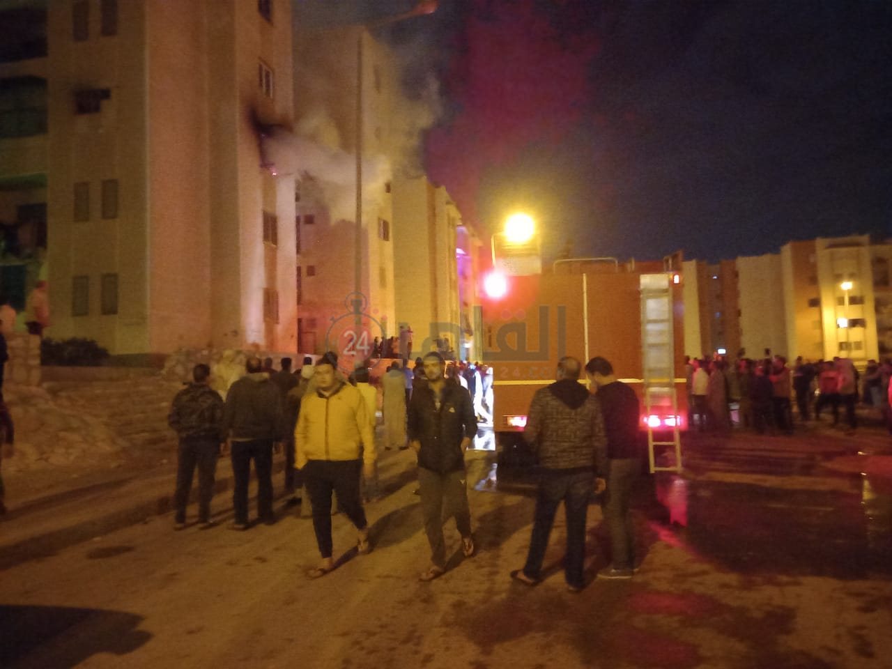 حريق وحدة سكنية بالعاشر من رمضان 4