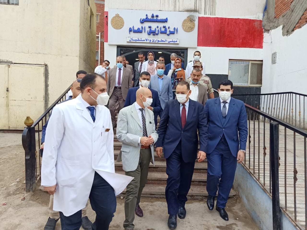 افتتاح أعمال تطوير مستشفى الزقازيق العام 05