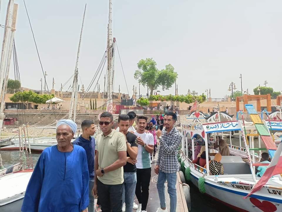 المراكب النيلية في عيد الفطر